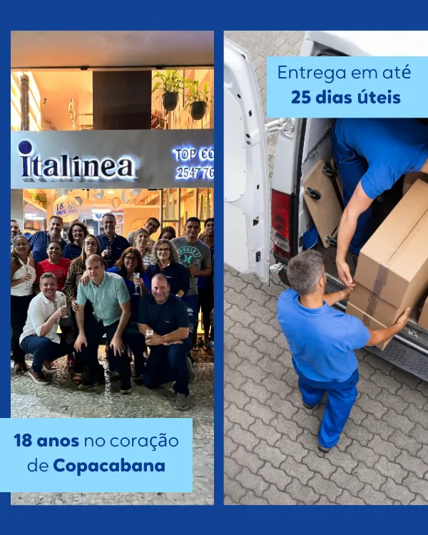 18 anos e entrega em 25 dias